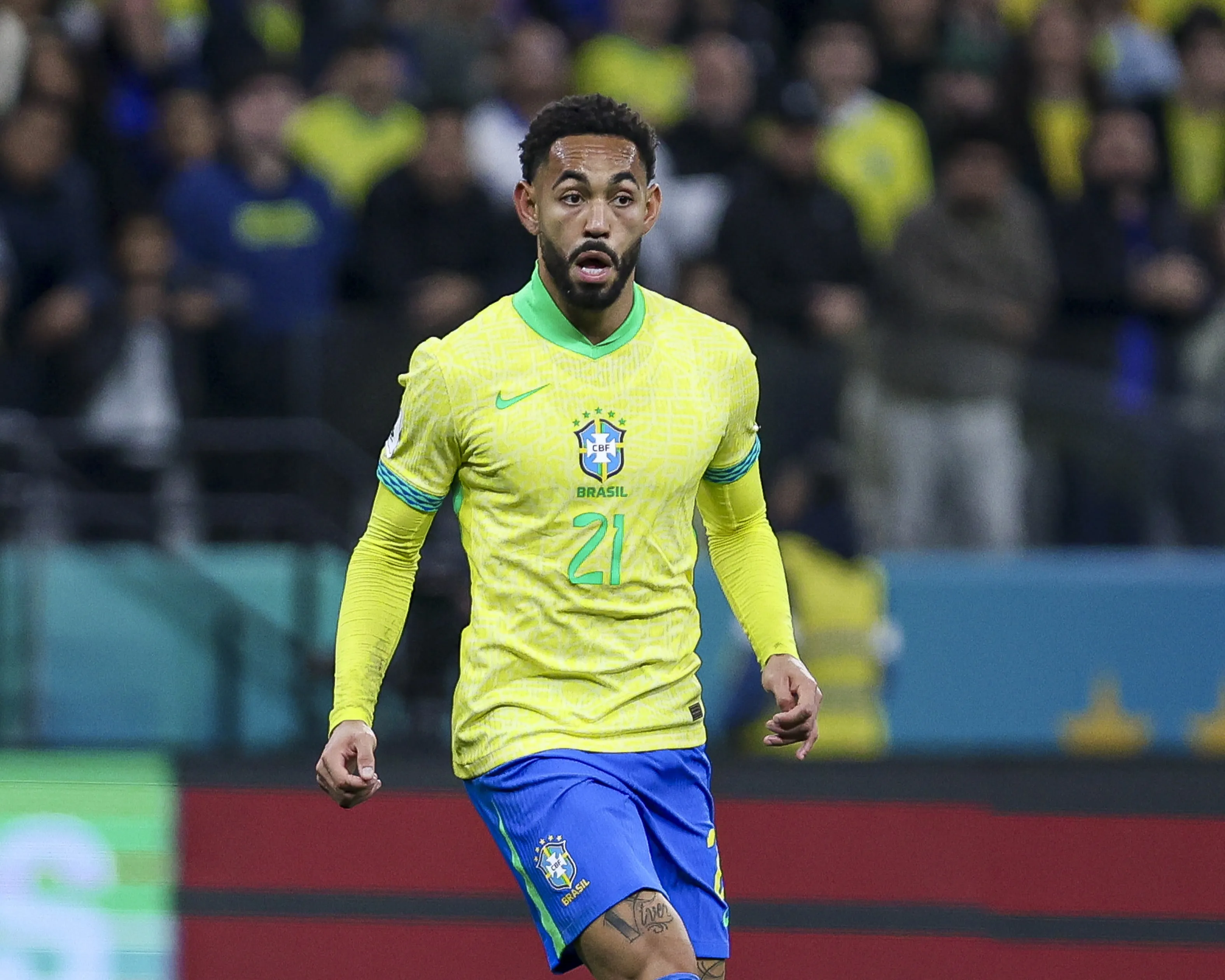 ​Matheus Cunha. Foto: Ricardo Moreira/Getty Images