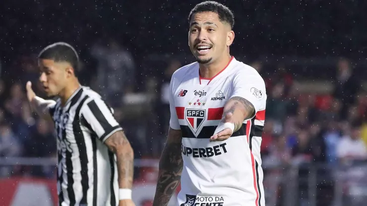 luciano (São Paulo) durante jogo contra o Botafogo, no dia 23.05.2026. Crédito: Brazil Photo / Alamy
