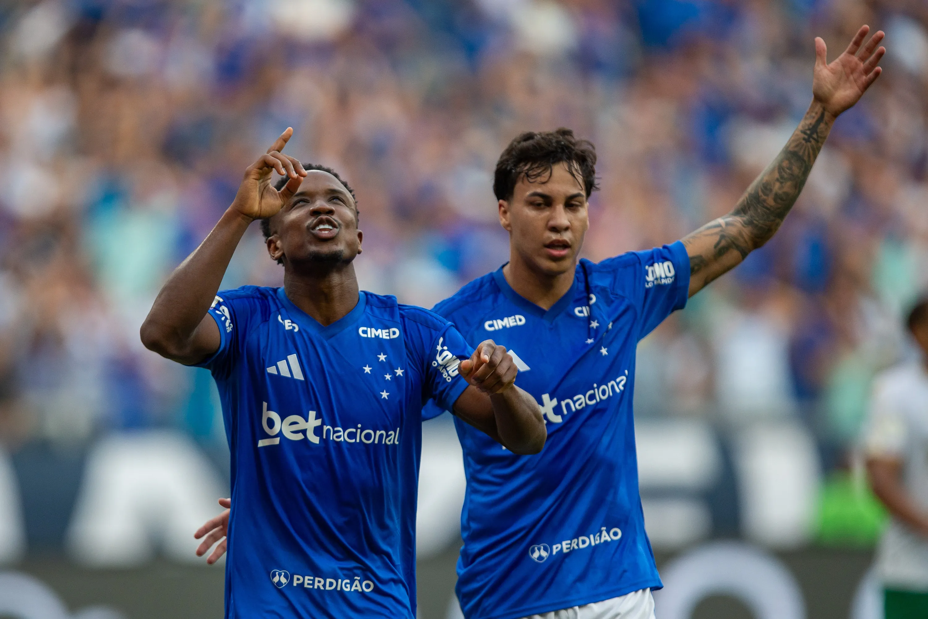 MG – BELO HORIZONTE – 24/05/2026 – BRASILEIRO A 2026, CRUZEIRO X CHAPECOENSE – Sinisterra jogador do Cruzeiro durante partida contra o Chapecoense no estadio Mineirao pelo campeonato Brasileiro A 2026. Foto: Fernando Moreno/AGIF