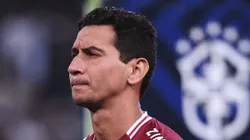 Ganso em campo durante jogo na Arena Corinthians.