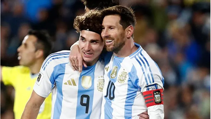 Messi pela Argentina. Foto: Marcos Brindicci/Getty Images