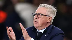 Carlo Ancelotti durante amistoso contra o Senegal.
