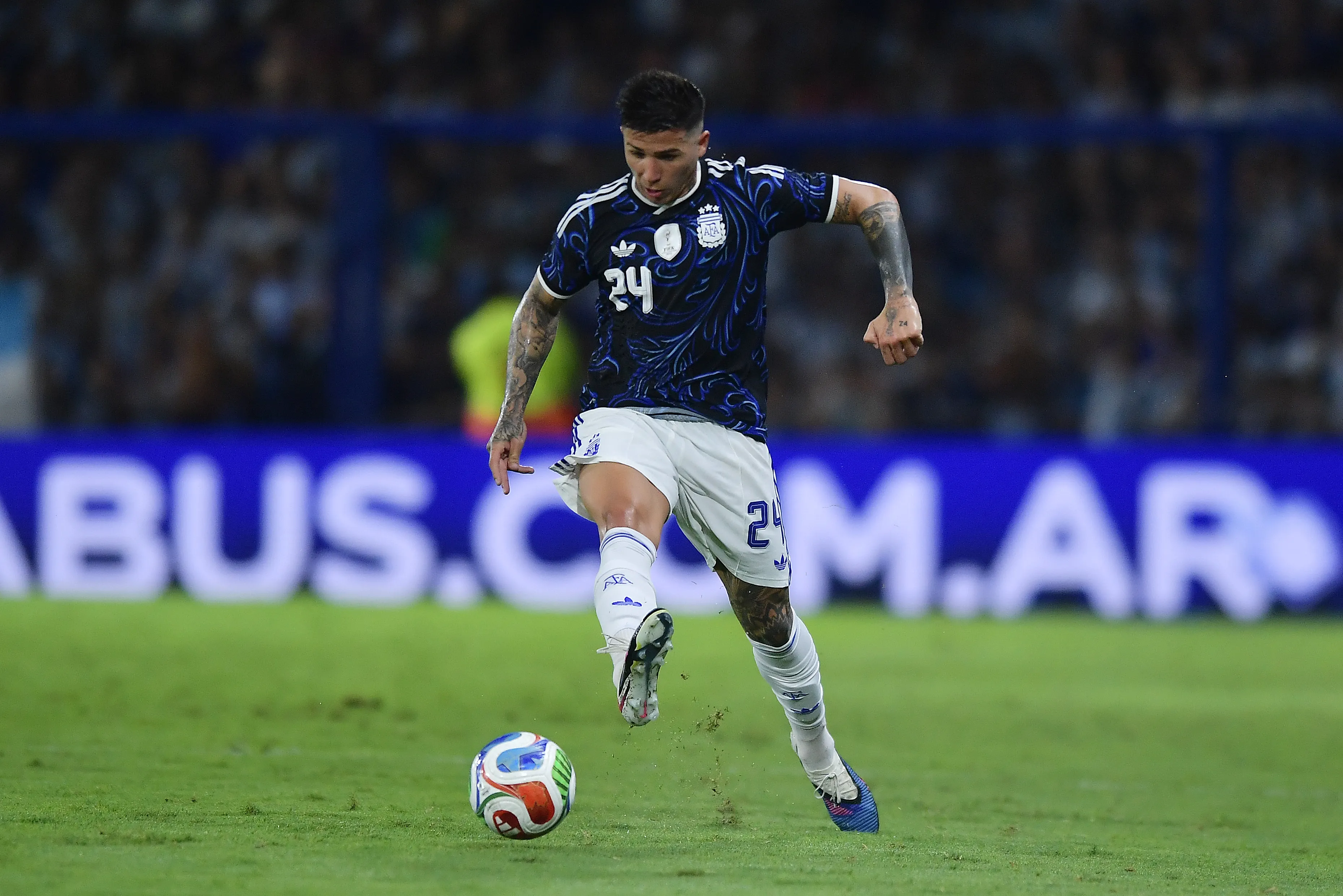 Enzo Fernández. Foto: Marcelo Endelli/Getty Images