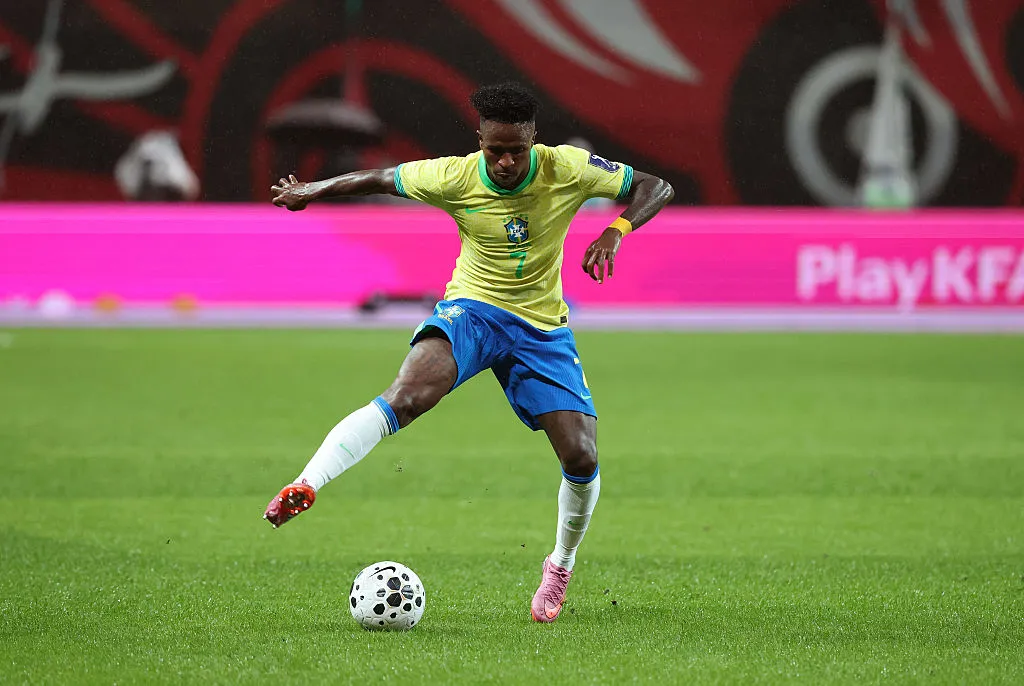 Vinícius Jr. Foto: Chung Sung-Jun/Getty Images