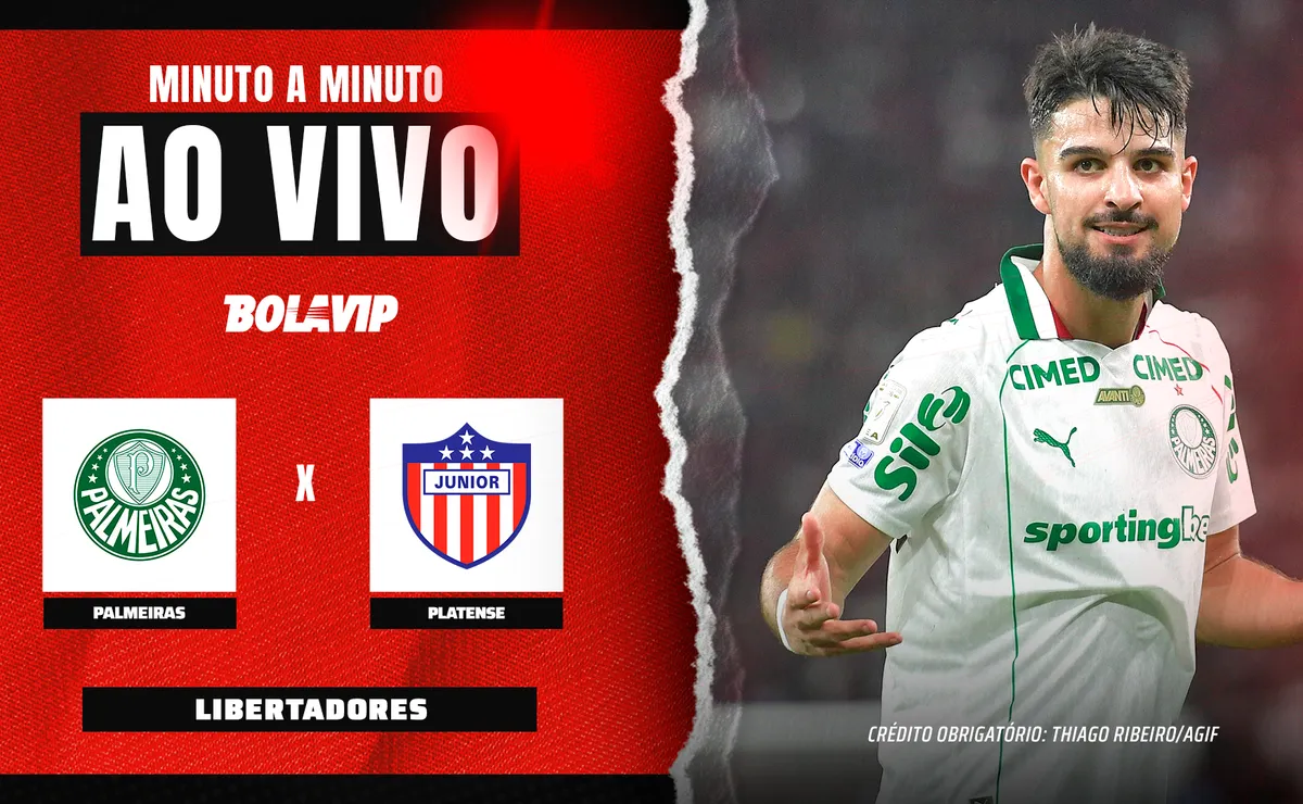Palmeiras x Junior Barranquilla AO VIVO – Pré jogo em andamento pela Libertadores