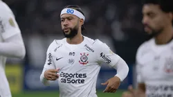 Memphis Depay jogador do Corinthians durante partida contra o Platense no estadio Arena Corinthians pelo campeonato Copa Libertadores 2026. Foto: Ettore Chiereguini/AGIF