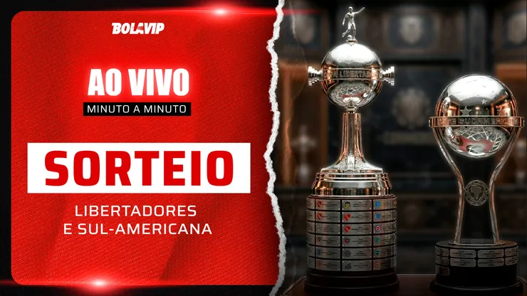 Sorteio da Libertadores e Sul-Americana AO VIVO