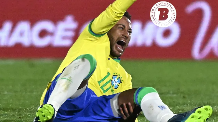Neymar em 2023 pela Seleção. (Photo by Guillermo Legaria/Getty Images)