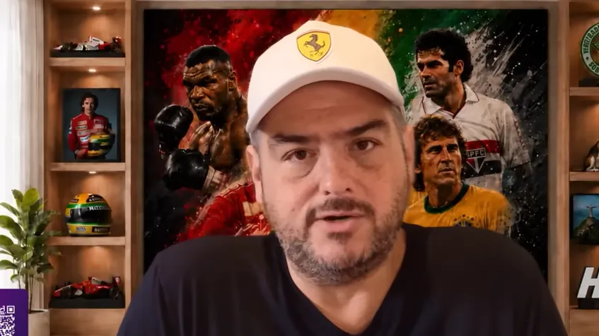 Foto: Reprodução/YouTube – Rica Perrone rasga elogios ao jogador do Cruzeiro.