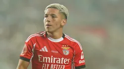 Prestianni durante jogo do Benfica.