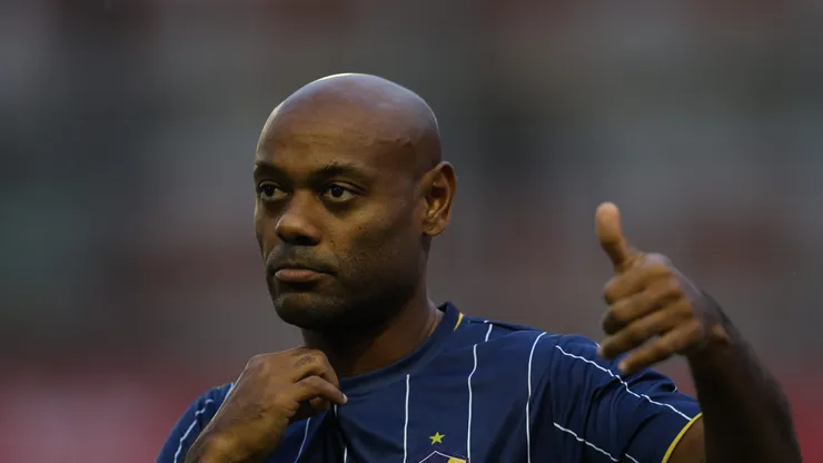 Vagner Love jogador do Retro durante a partida contra o Maguary pelo campeonato pernambucano no Estadio dos Aflitos. Foto: Marlon Costa/AGIF