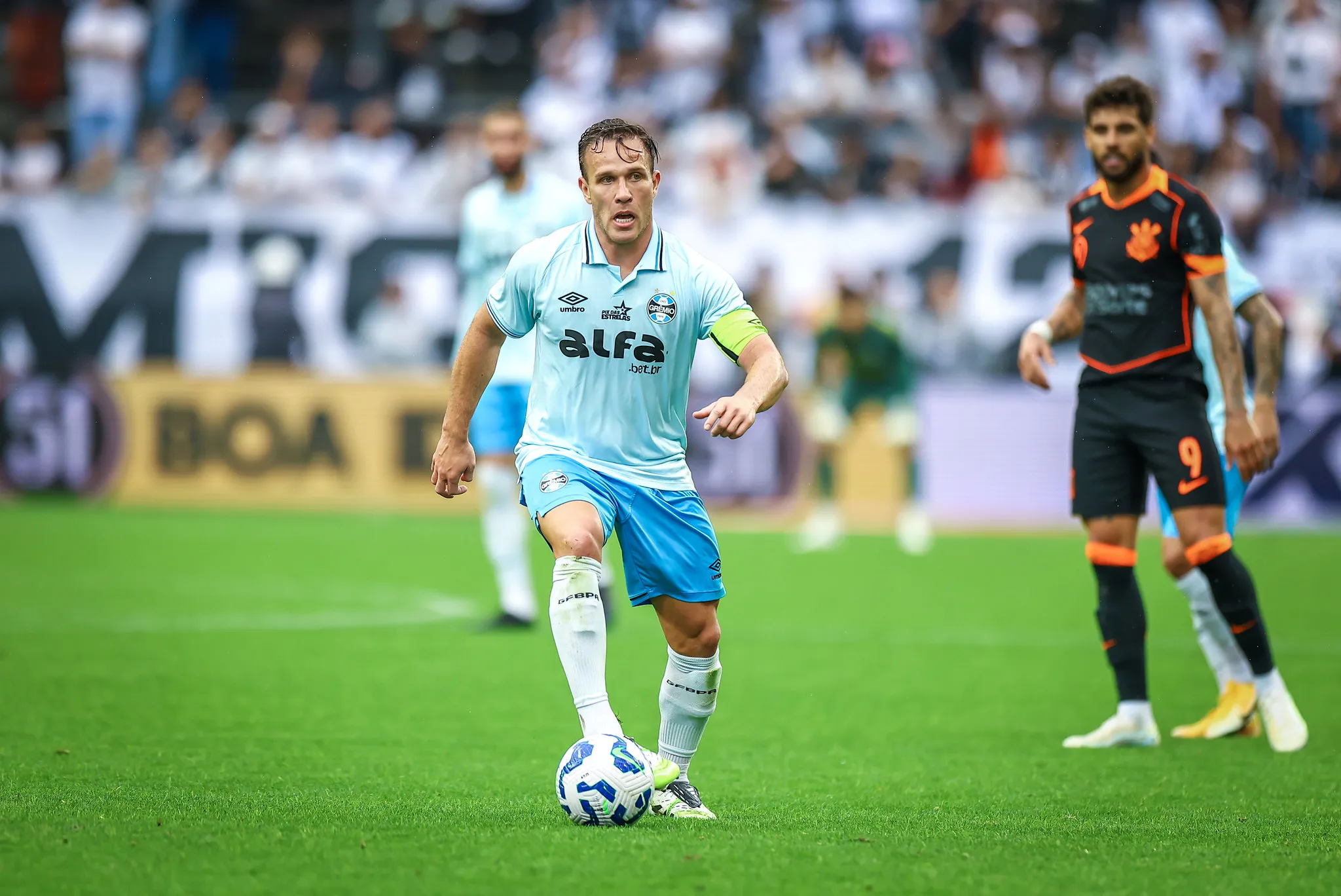 Partida pode ser a última de Arthur com a camisa do Grêmio – Foto: Lucas Uebel/Grêmio FBPA