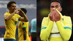 Gabriel Magalhães e Marquinhos disputam título europeu antes da Copa do Mundo — Foto Buda Mendes e Ryan PierseGetty Images
