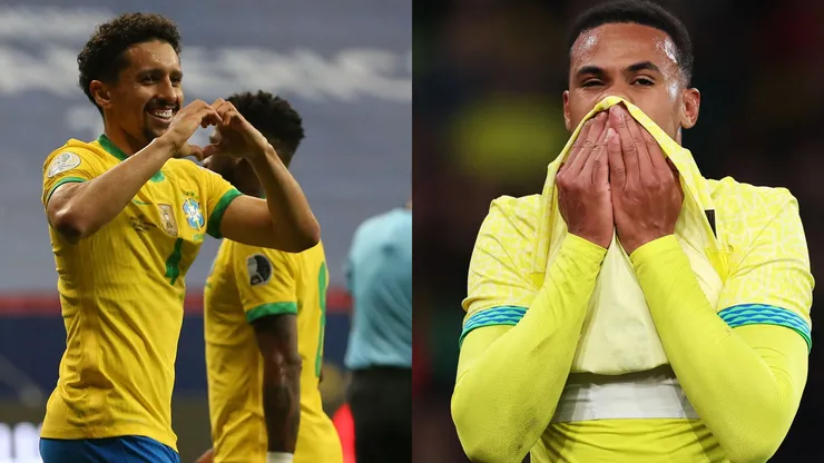 Gabriel Magalhães e Marquinhos disputam título europeu antes da Copa do Mundo — Foto Buda Mendes e Ryan PierseGetty Images