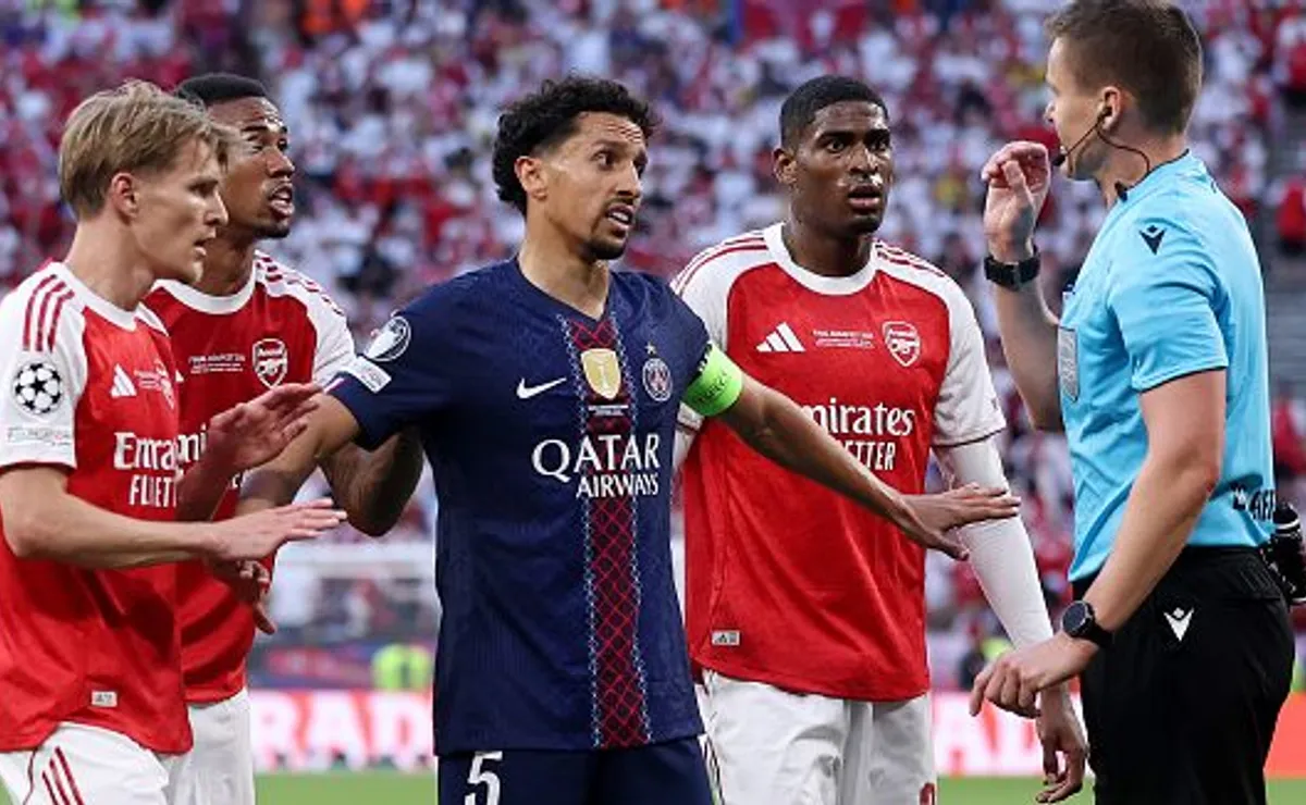 Marquinhos falha na final da Champions antes da Copa do Mundo