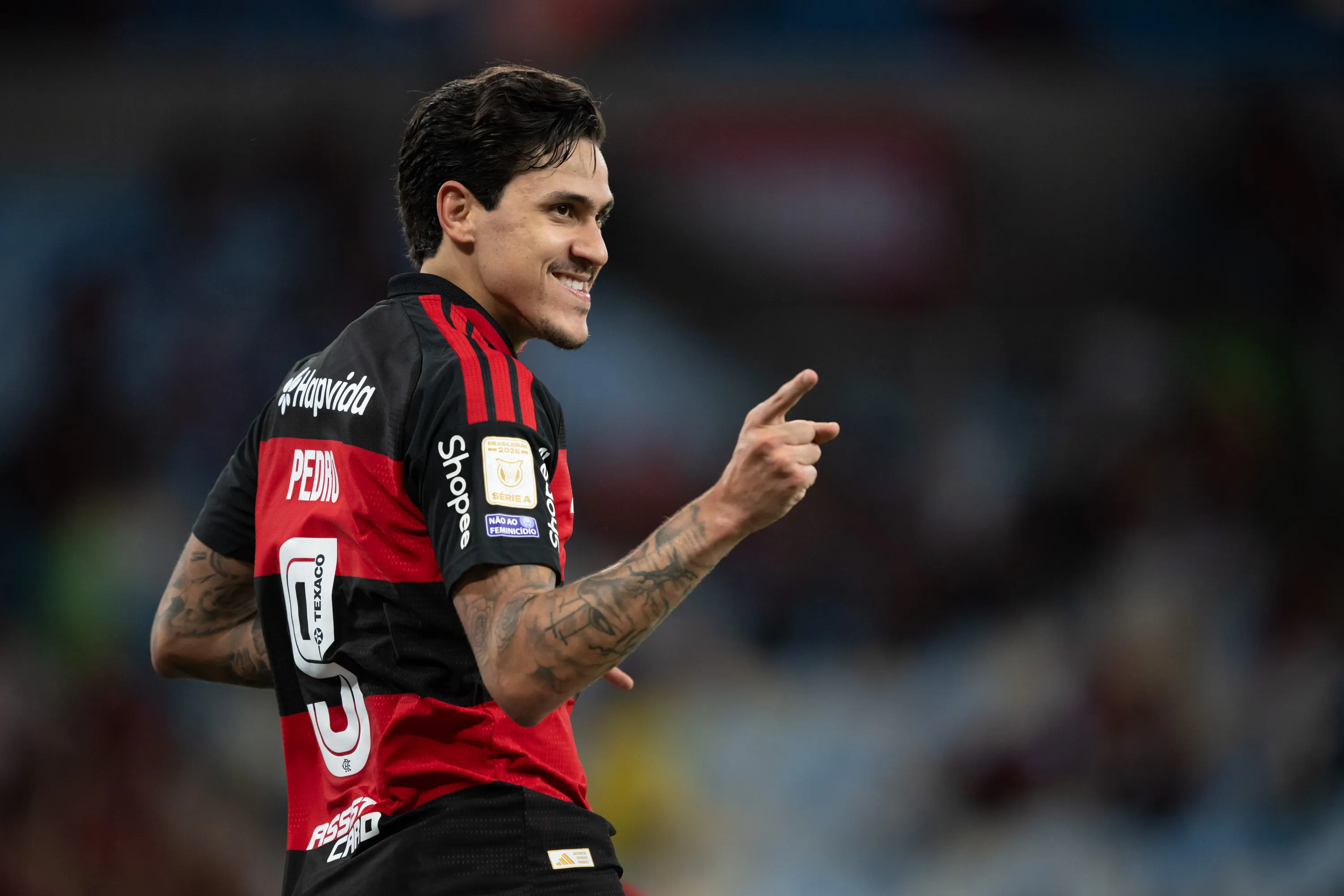 Pedro marcou mais um gol na temporada. Foto: Jorge Rodrigues/AGIF