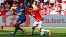 Jogador do Internacional durante partida contra o Bragantino no estadio Beira-Rio pelo campeonato Brasileiro A 2025. Foto: Luiz Erbes/AGIF