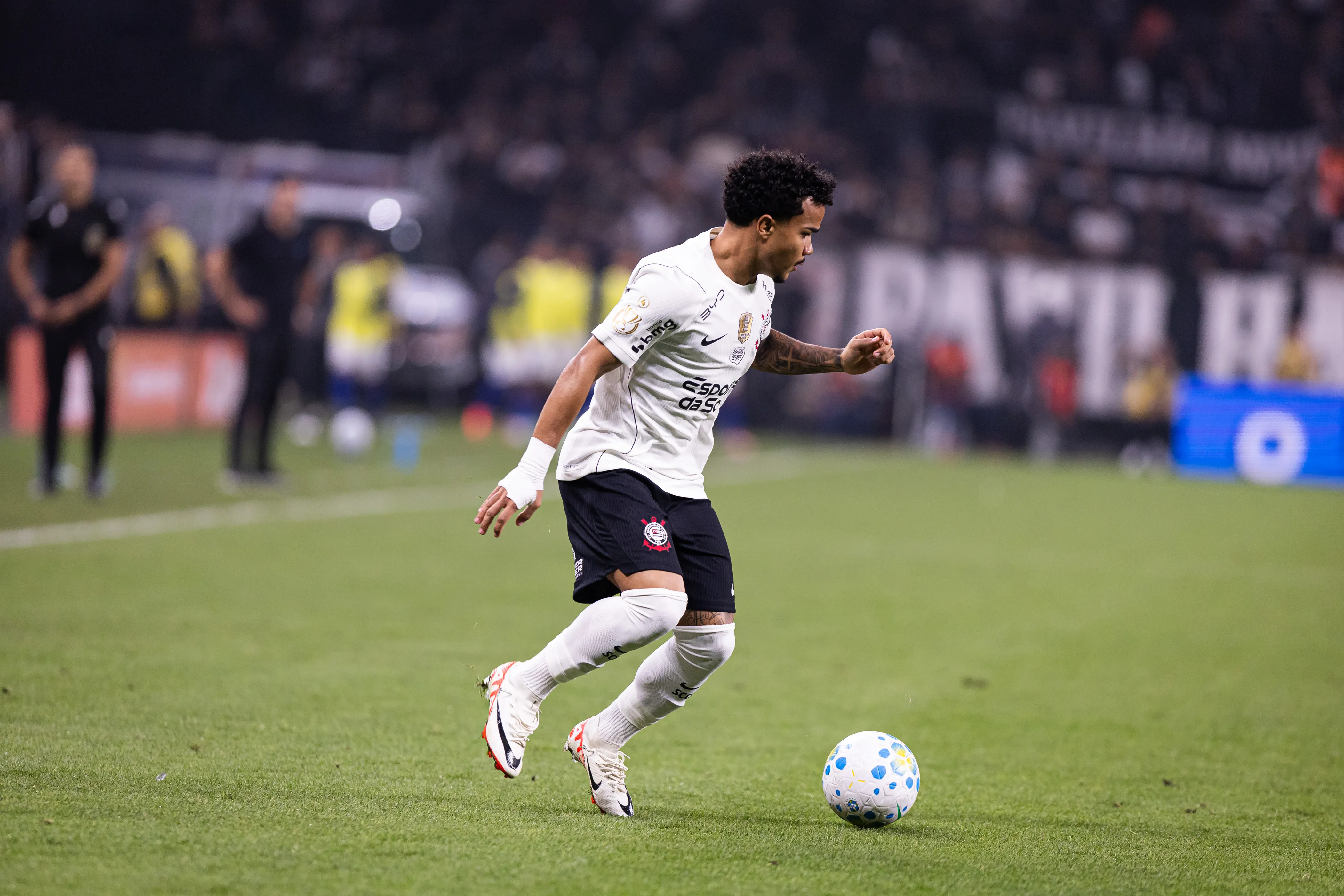 Kaio César jogador do Corinthians durante partida contra o Barra no estádio Arena Corinthians pelo campeonato Copa Do Brasil 2026. Foto: Miguel Antunes Alves /RP FOTOPRESS/AGIF