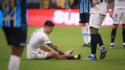 Garro após sentir o choque