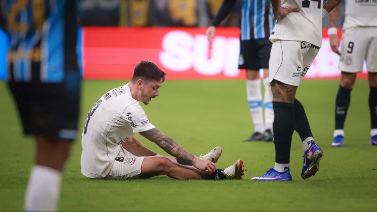 Garro após sentir o choque