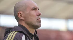 Leonardo Jardim citou o Palmeiras em coletiva.