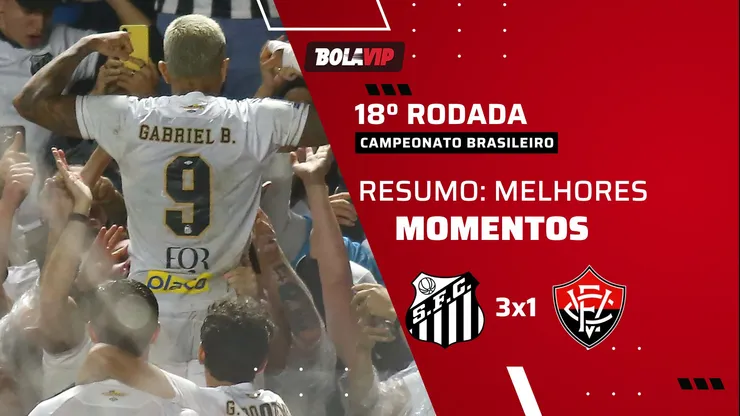 Santos vence o Vitória na Vila: Foto: Mauricio De Souza/AGIF