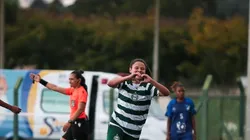 Brendha celebra gol do Coxa nas oitavas de final - Foto: Luana Perdoncini/Coritiba