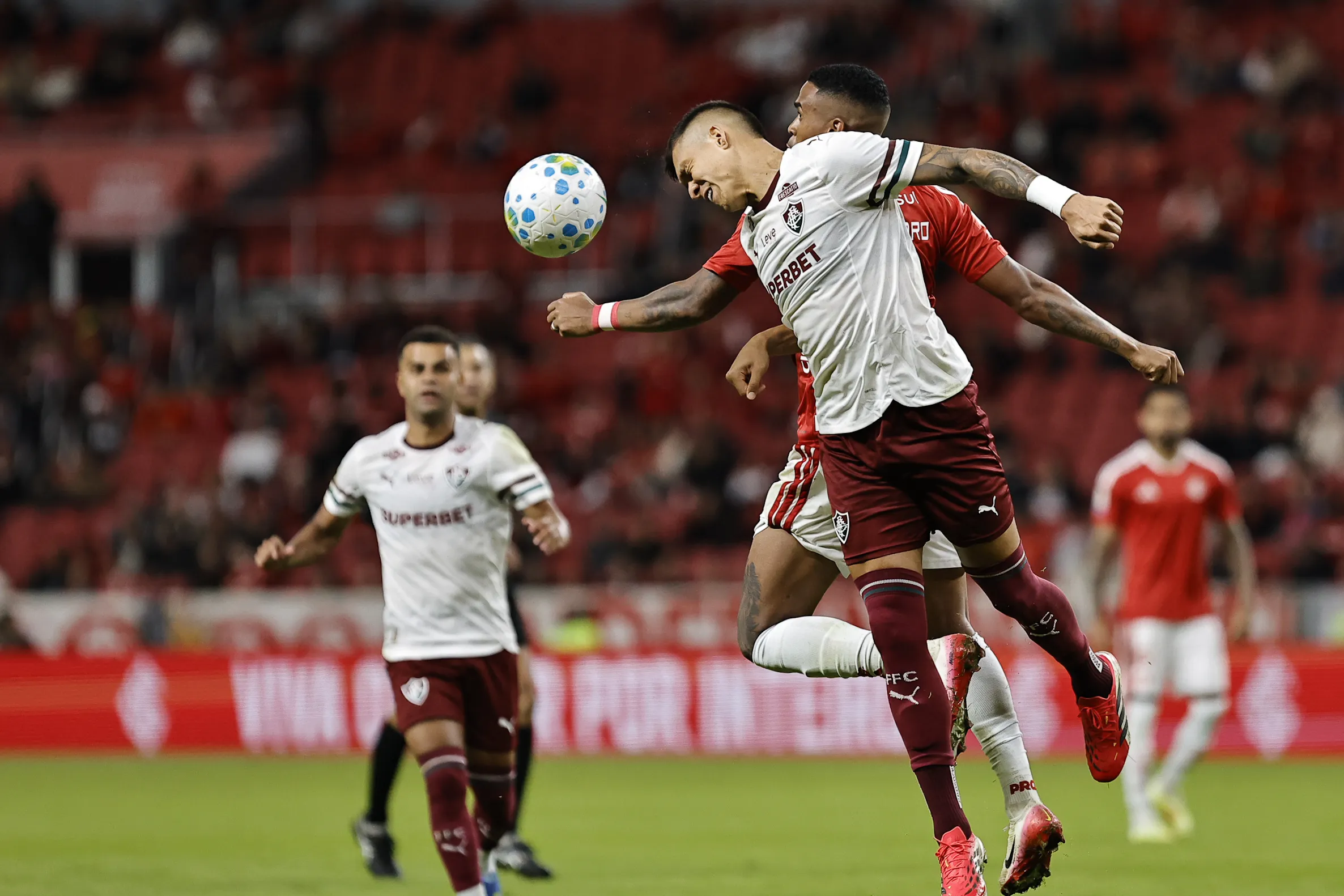 RS – PORTO ALEGRE – 03/05/2026 – BRASILEIRO A 2026, INTERNACIONAL X FLUMINENSE – Julian Millan jogador do Fluminense durante partida contra o Internacional no estadio Beira-Rio pelo campeonato Brasileiro A 2026. Foto: Roberto Vinicius/AGIF