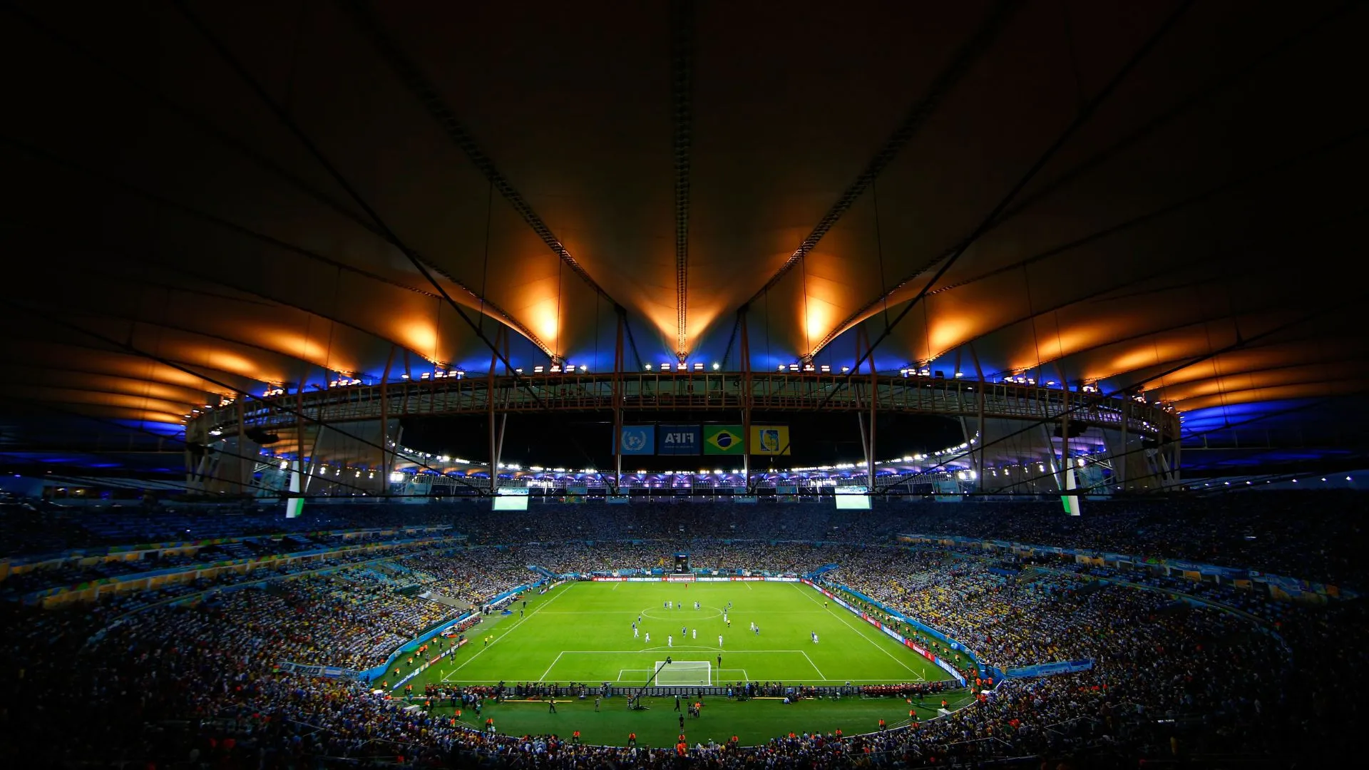 Maracanã recebe despedida do Brasil e relembra cinco títulos da Seleção — Foto Photo by Clive RoseGetty Images