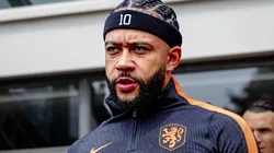 Memphis Depay comemorou o gol do Timão. Foto: IMAGO/DeFodi Images