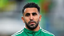 Mahrez em amistoso contra a Guatemala, em março