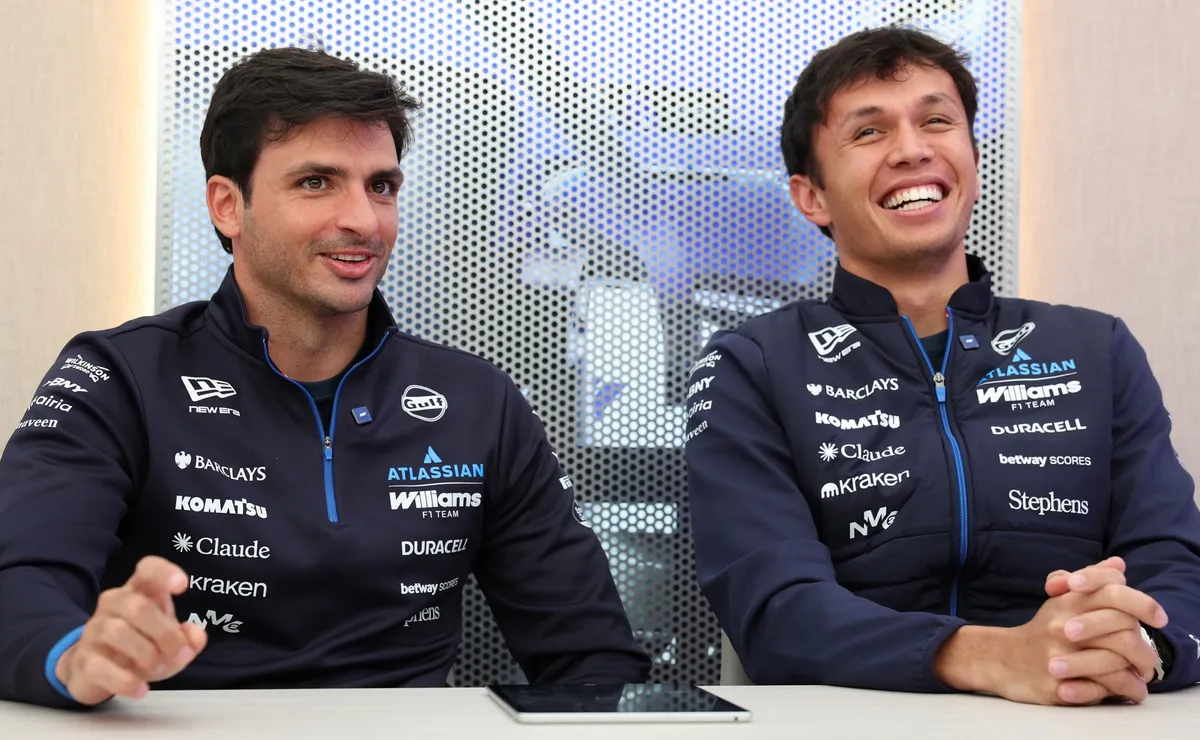 Chefe da Williams banca Carlos Sainz e Alex Albon na Fórmula 1: “Essa é a dupla que quero”