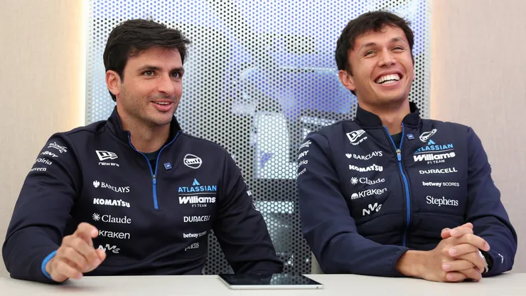 Carlos Sainz e Alex Albon são os pilotos da Williams