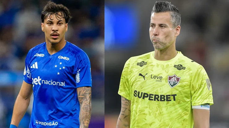 Kaio Jorge e Fábio são os destaques de Cruzeiro e Fluminense - Foto: Fernando Moreno/AGIF e Thiago Ribeiro/AGIF