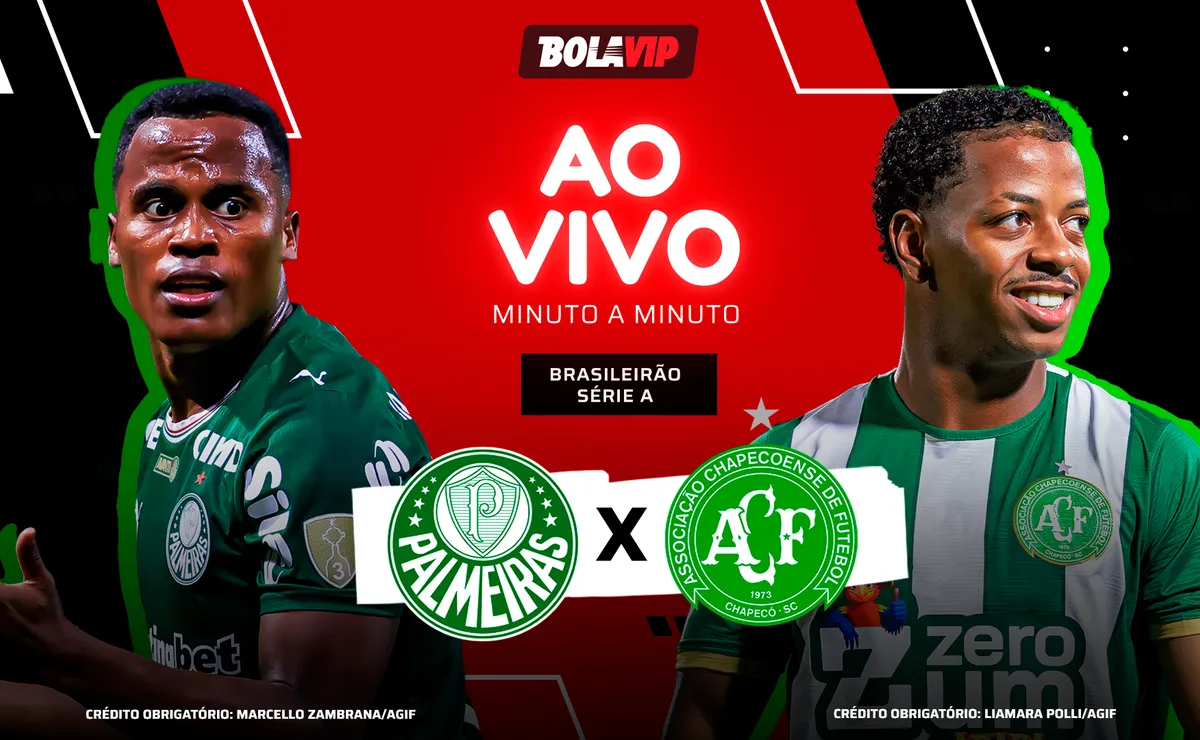 Palmeiras x Chapecoense AO VIVO – Pré jogo em andamento pelo Brasileirão