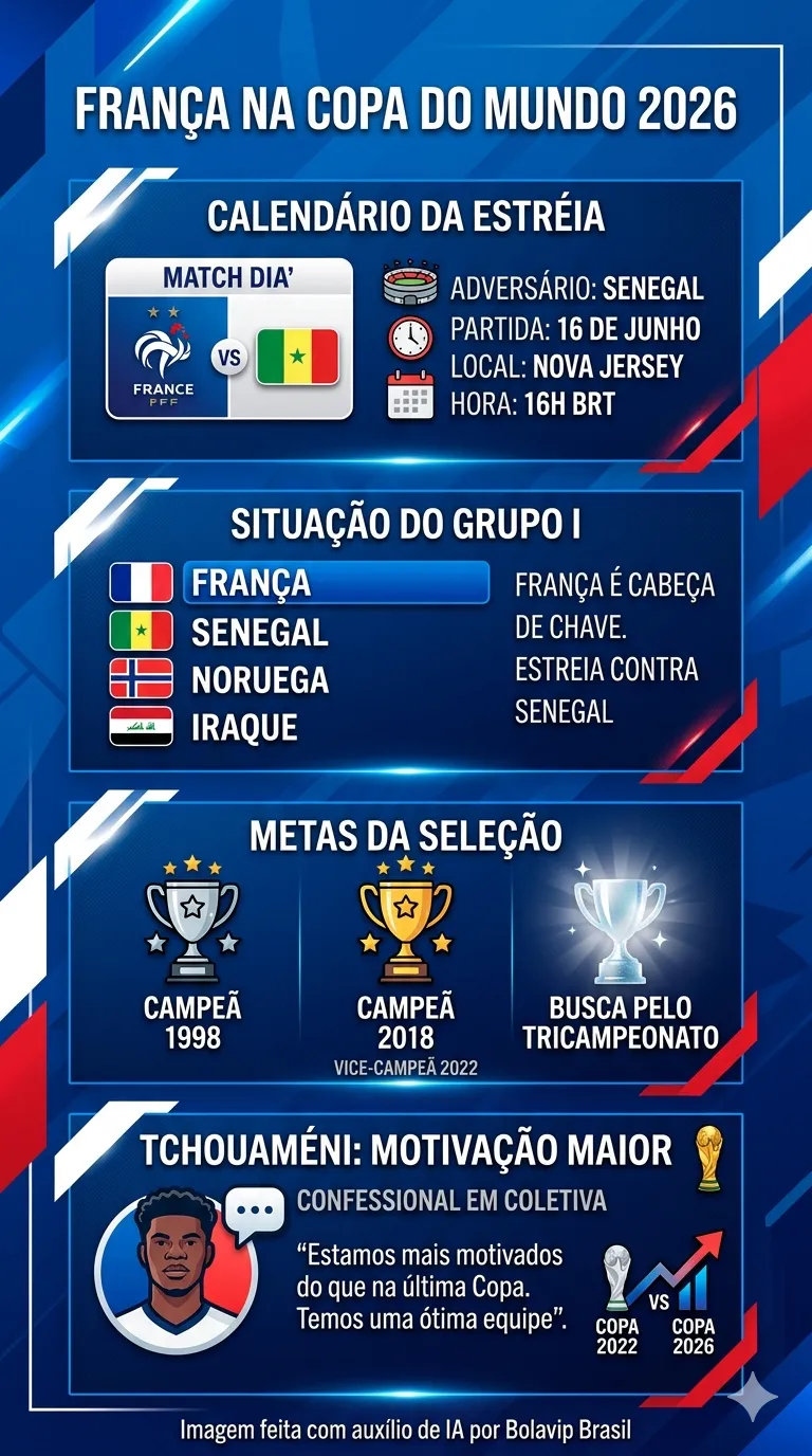 Infográfico França Copa do Mundo