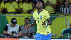 Vinicíus Júnior marcou um belo gol diante do Panamá no Maracanã (Photo by Wagner Meier)
