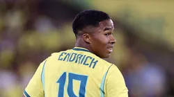 Endrick brilha na Seleção Brasileira.