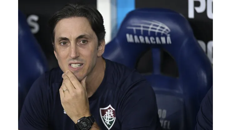 RJ - RIO DE JANEIRO - 27/05/2026 - COPA LIBERTADORES 2026, FLUMINENSE X DEPORTIVO LA GUAIRA - Luis Zubeldia tecnico do Fluminense durante partida contra o Deportivo La Guaira no estadio Maracana pelo campeonato Copa Libertadores 2026. Foto: Alexandre Loureiro/AGIF