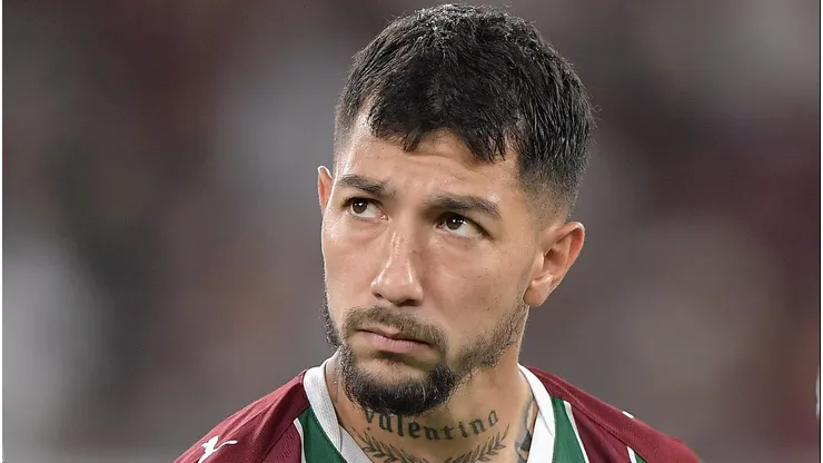 Lucho Acosta jogador do Fluminense durante partida contra o Bolivar no estadio Maracana pelo campeonato Copa Libertadores 2026.