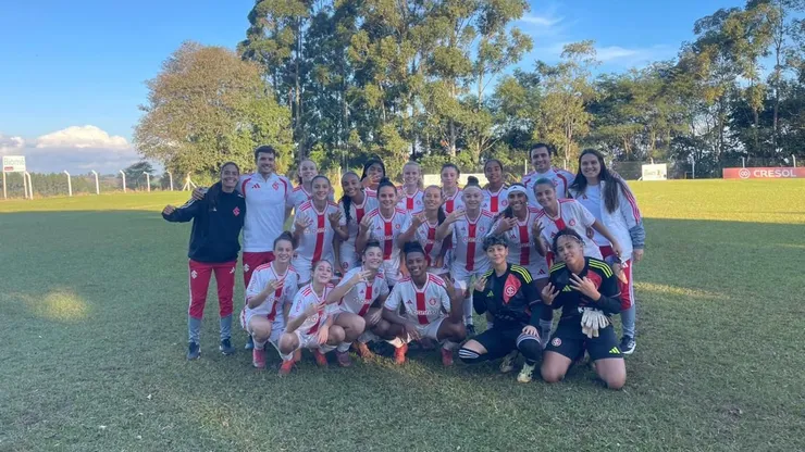 Gurias Coloradas saem na frente na semifinal - Foto: Internacional Oficial/Divulgação
