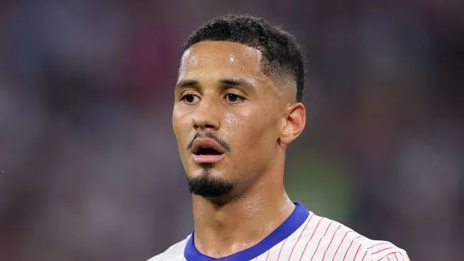 Saliba pela França. Foto: Alex Livesey/Getty Images