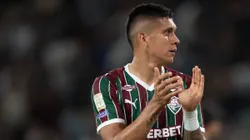 Millan jogador do Fluminense durante partida contra o Vitoria no estadio Maracana pelo campeonato Brasileiro A 2026.