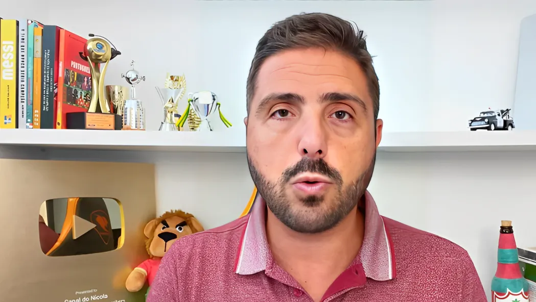 Foto: Reprodução/YouTube – Jorge Nicola apura notícias do Palmeiras.