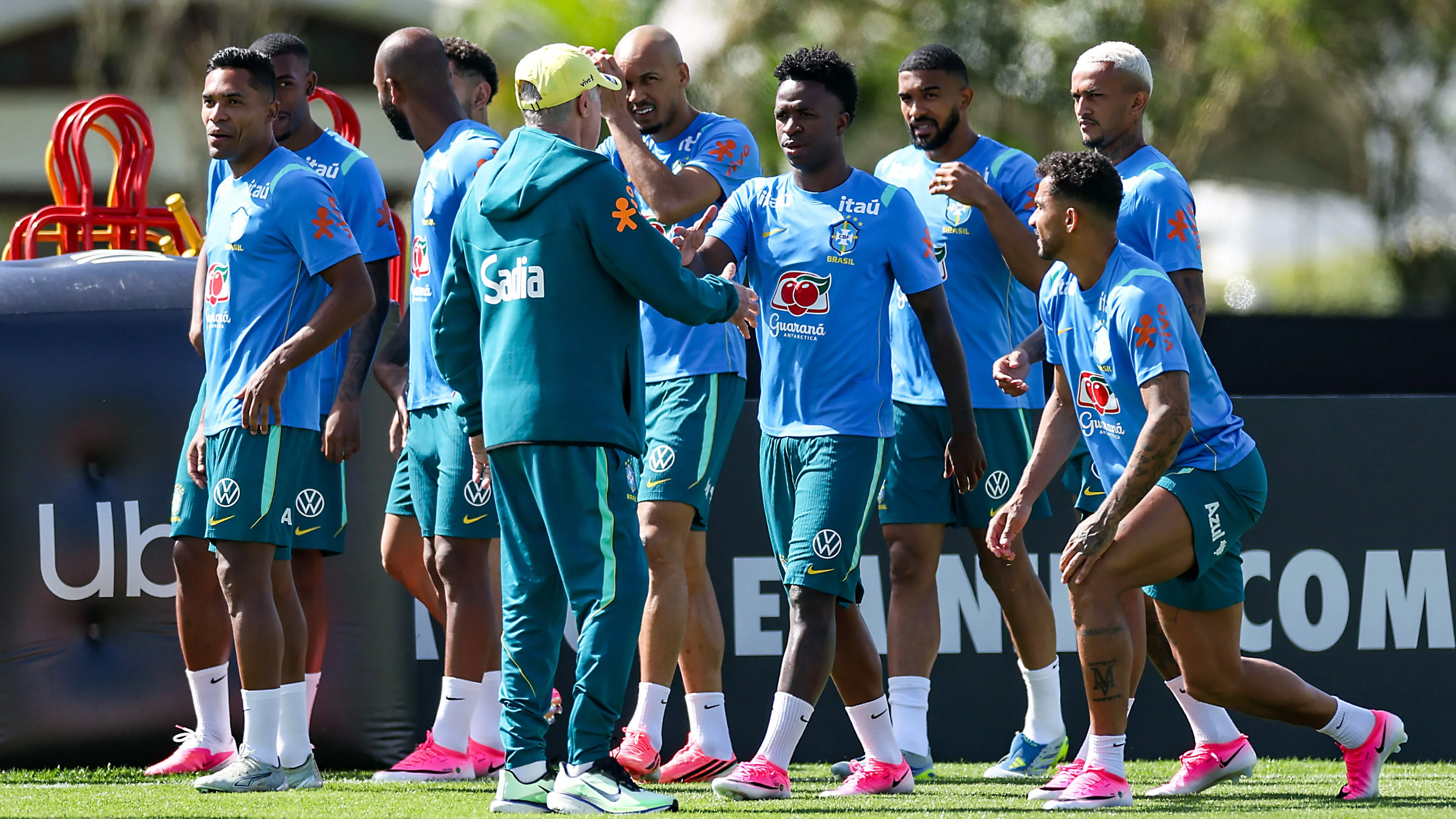 Equipe do Brasil em treinamento. (Photo by Buda Mendes/Getty Images)