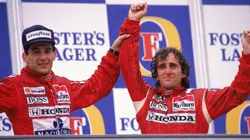 Ayrton Senna e Alain Prost tiveram uma história e conturbada parceria na McLaren
