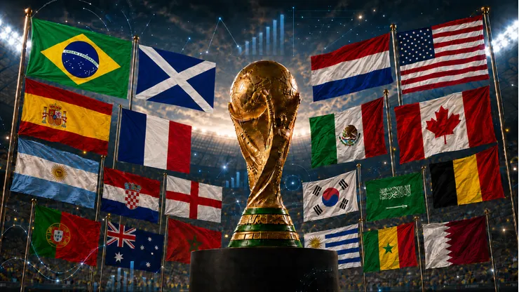 Estudo da FGV não projeta vida muito longa à Seleção Brasileira na Copa do Mundo - Foto: Reprodução site FGV Copa 2026