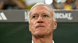 Deschamps antes da partida entre Ucrânia e França pelas Eliminatórias da Copa.