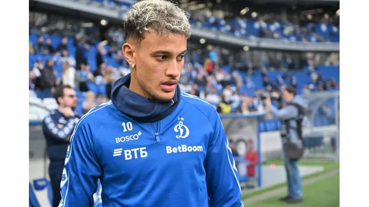 Russian Football Championship season 25/26, RPL round 23. Match of the football teams Dynamo Moscow - Orenburg. VTB Arena Stadium Dynamo, Moscow 4 April 2026. In the photo: Joao Paulo Bitello. photo: Pavel Kashayev. PavelxKashaev
