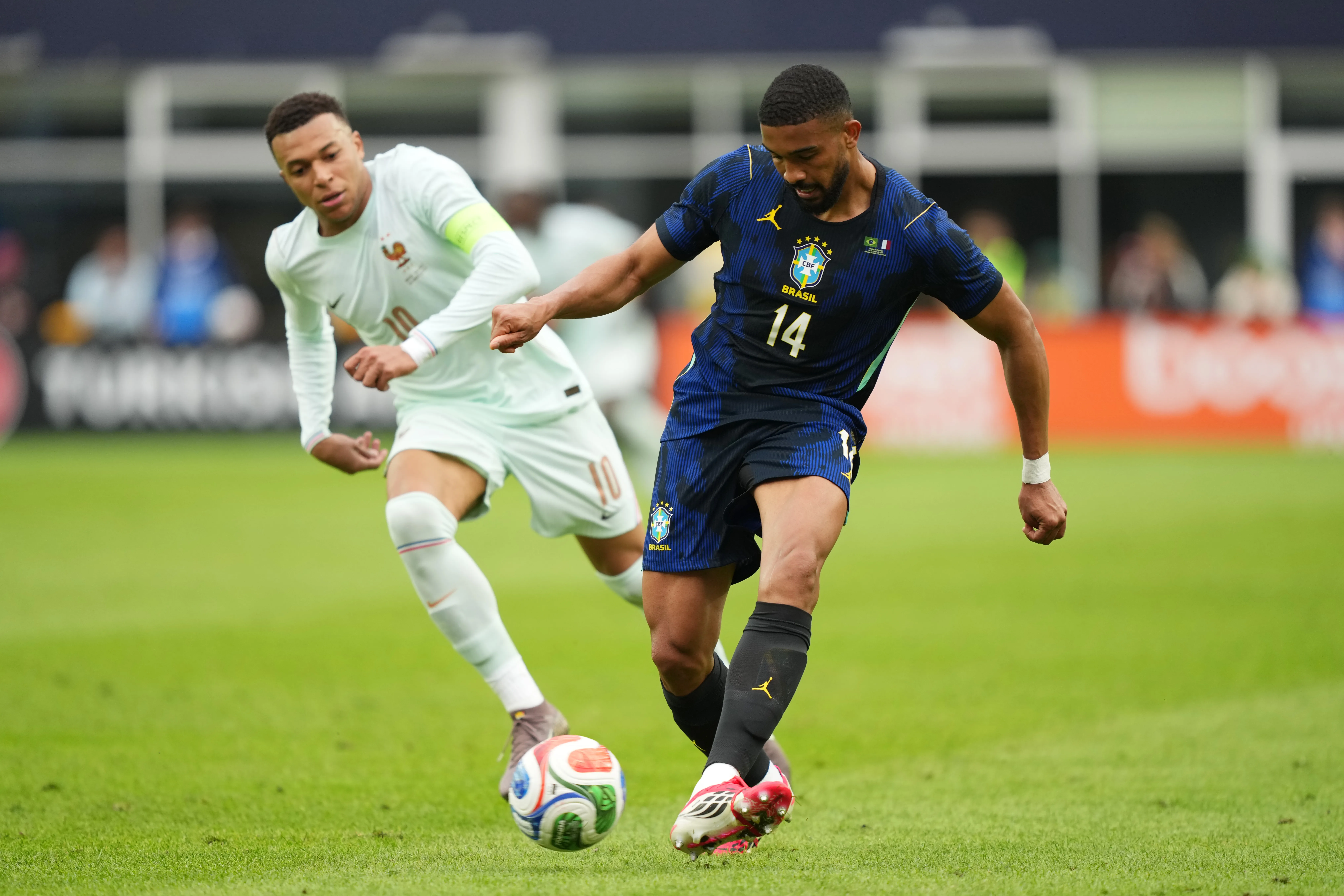 Uniforme do Brasil contra o Haiti na 2ª rodada do Grupo C será azul – Foto: Michael Owens/Getty Images